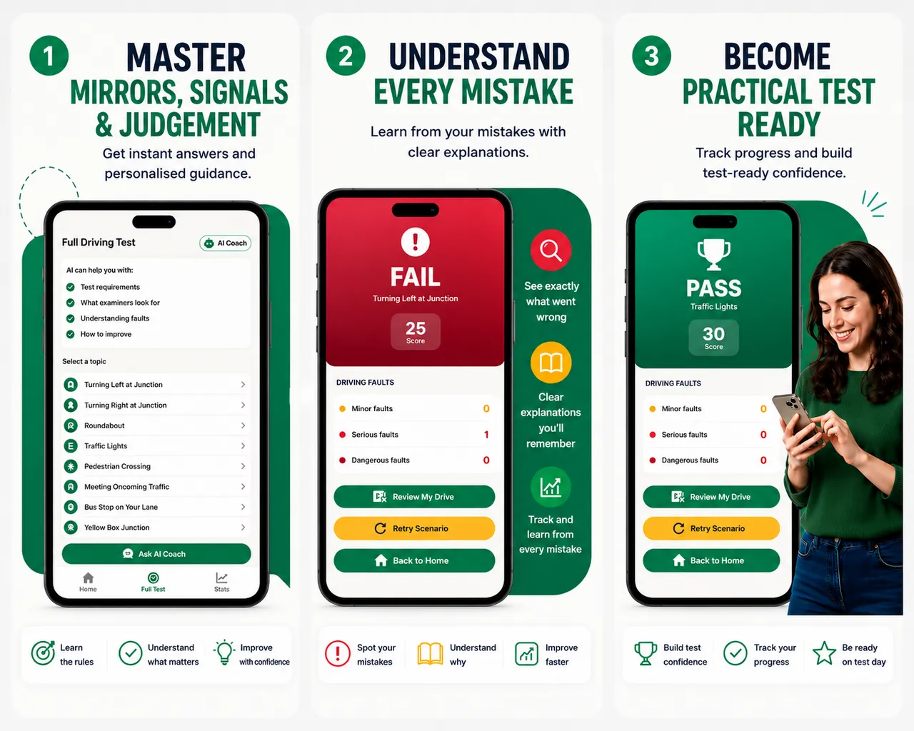 Master mirrors, understand mistakes, become test ready